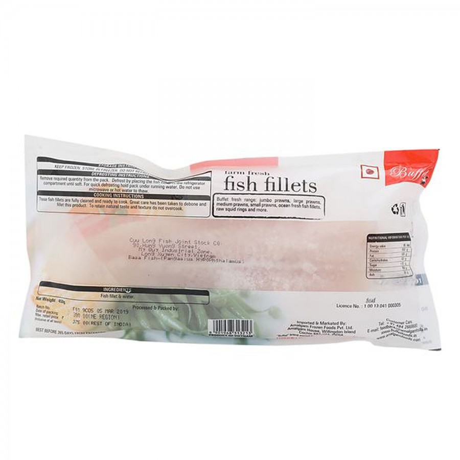 Buffet  Fish Fillets - Raw Meet