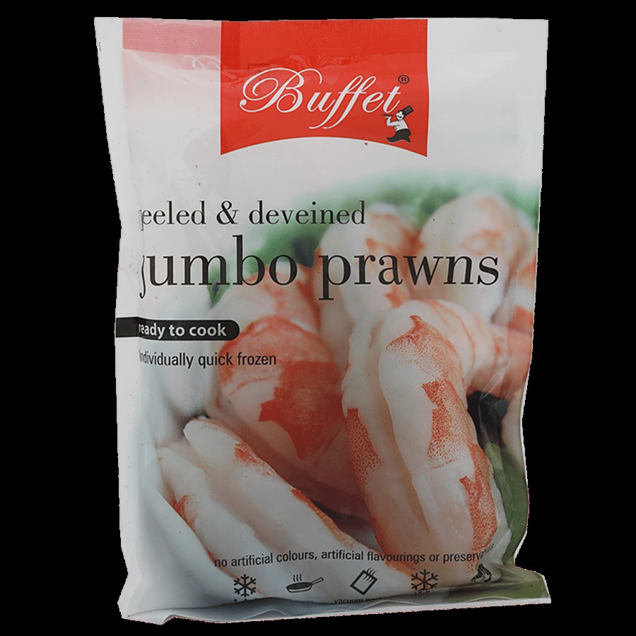 Buffet  Ready to Cook - Jumbo Prawns (Peeled & Deveined)