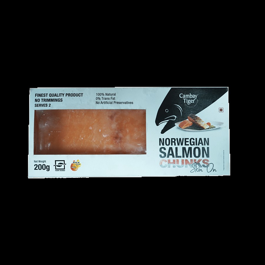 Cambay Tiger Norwegian Salmon - Portions Skin On