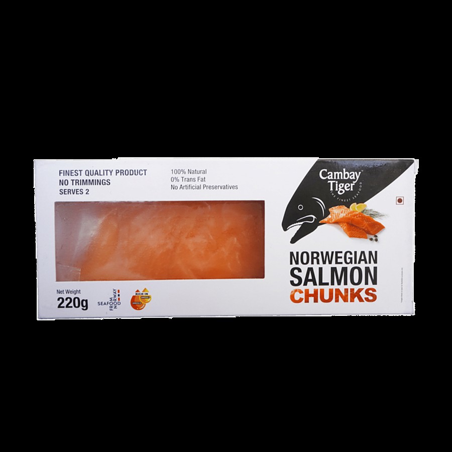 Cambay Tiger Norwegian Salmon Portions Skin Off