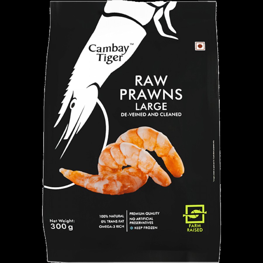 Cambay Tiger Prawns - Large