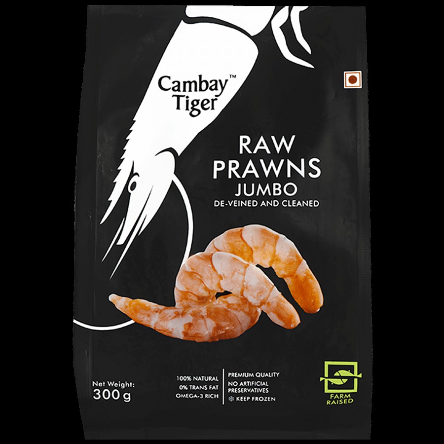 Cambay Tiger Prawns DVC - Jumbo