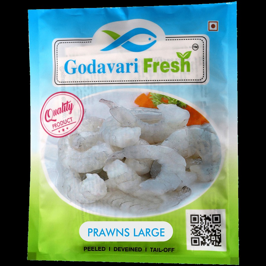 Godavari Fresh Large Prawns - Peeled