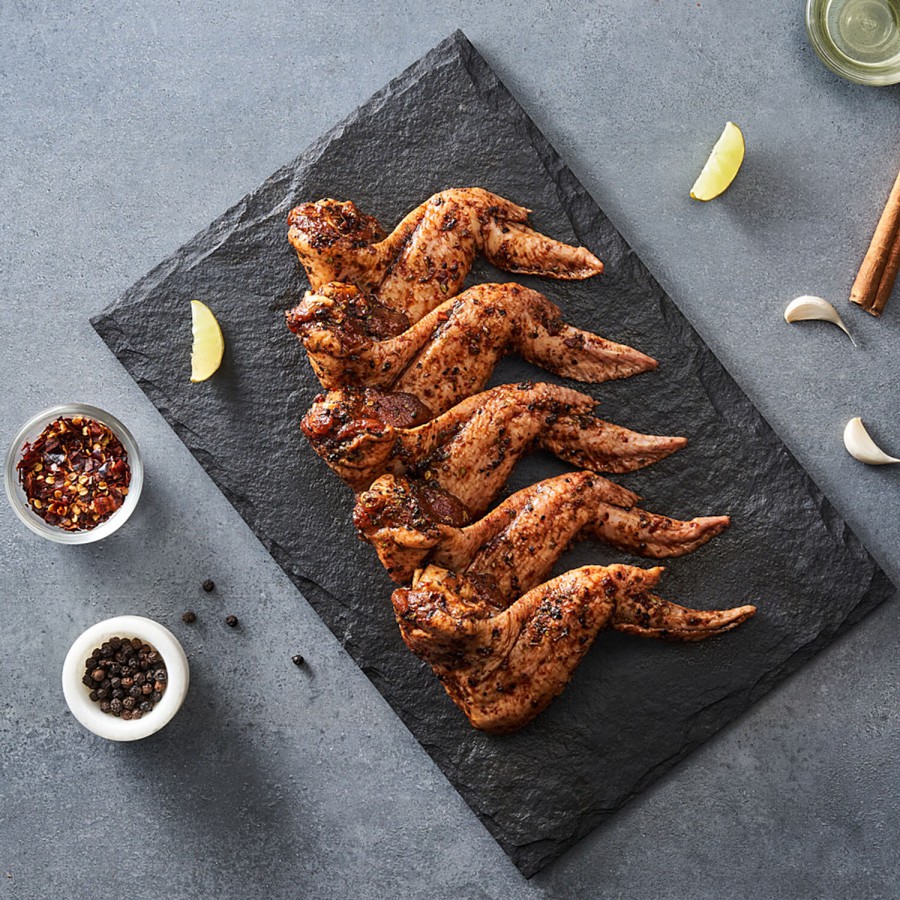 fresho! BBQ Pepper Chicken Wings - Marinated