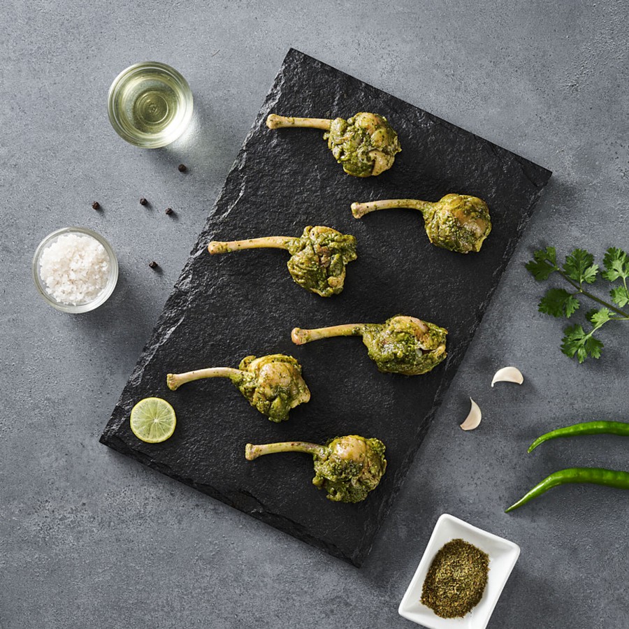 fresho! Hariyali Chicken Lollipop - Marinated