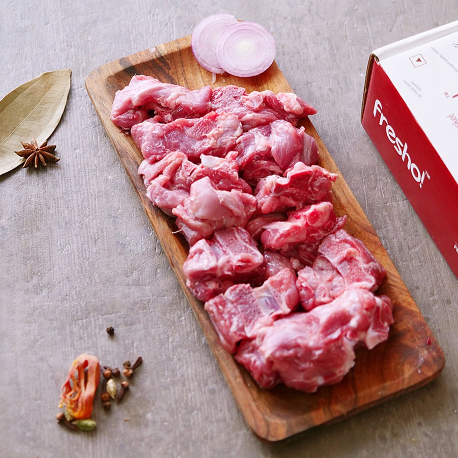 fresho! Mutton Goat Kid Neck - 24 To 32 pcs