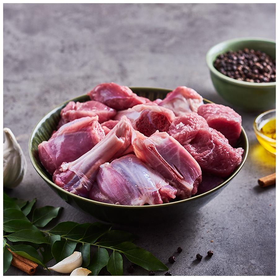 fresho! Mutton Lamb Leg Pieces Fresh Tender 24 To 32 pcs