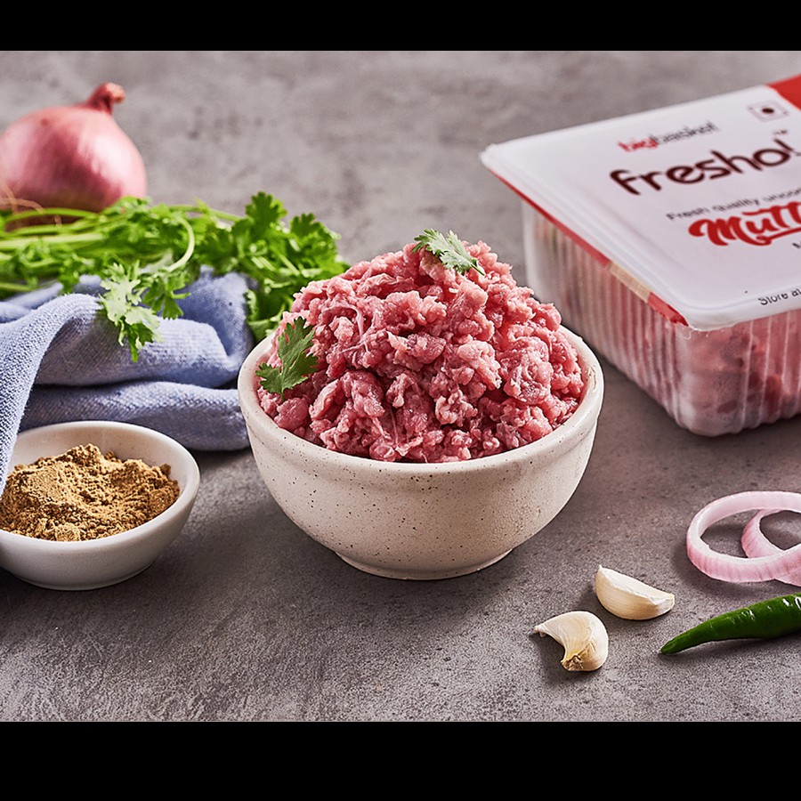 fresho! Mutton Mince Antibiotic Residue Free Growth Hormone Free