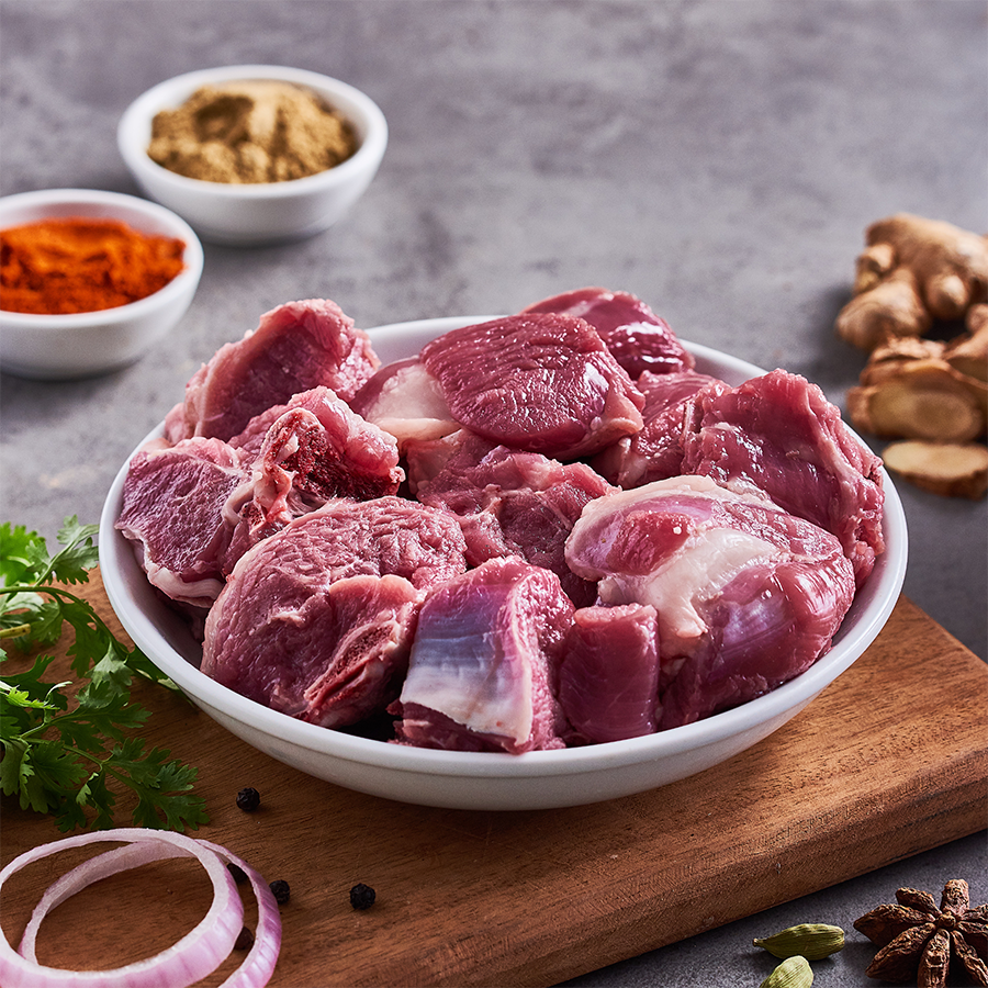 fresho! Mutton Shoulder Pieces Antibiotic Residue Free Growth Hormone Free 24 To 32 pcs