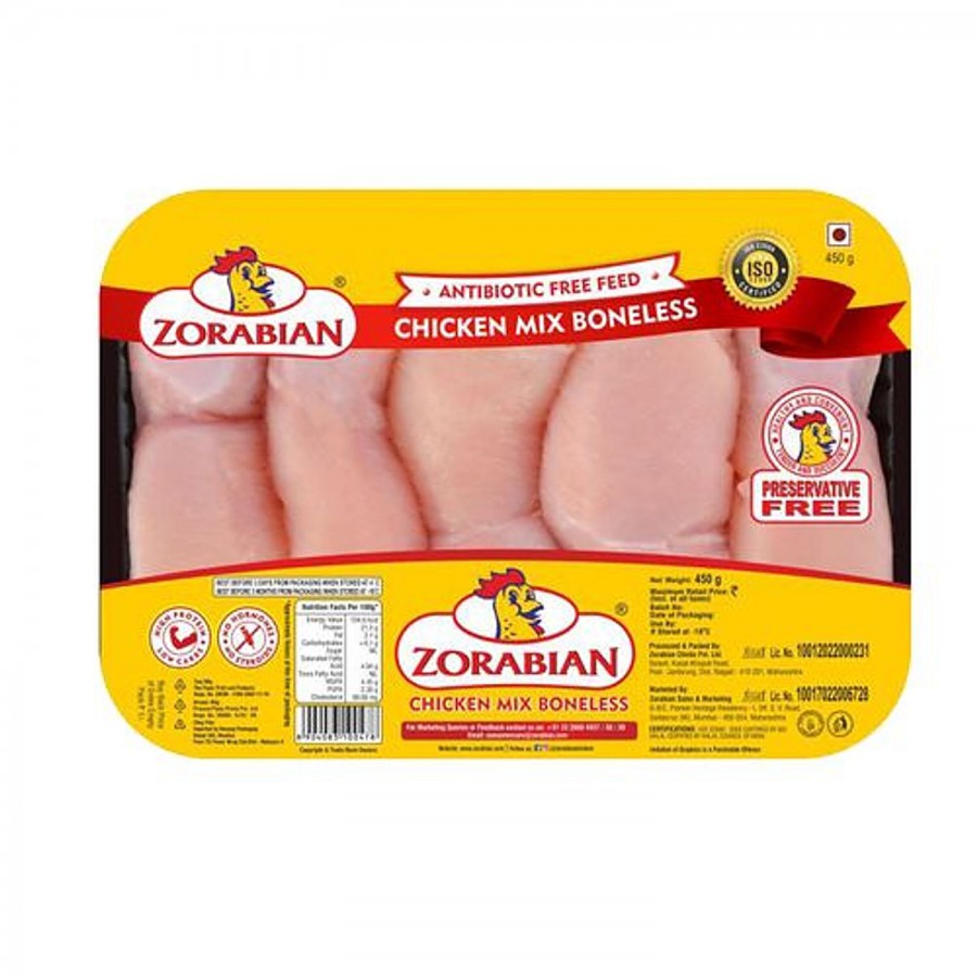 Zorabian Chicken Mixed - Boneless