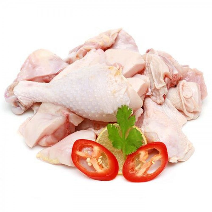 fresho! Chicken Roughly Cut Large Pieces - With Skin