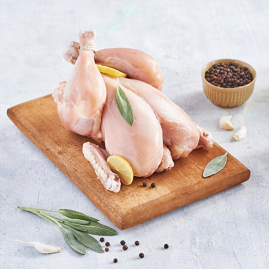 fresho! Tandoori/ Spring Chicken Whole - Without Skin  Antibiotic Residue-Free