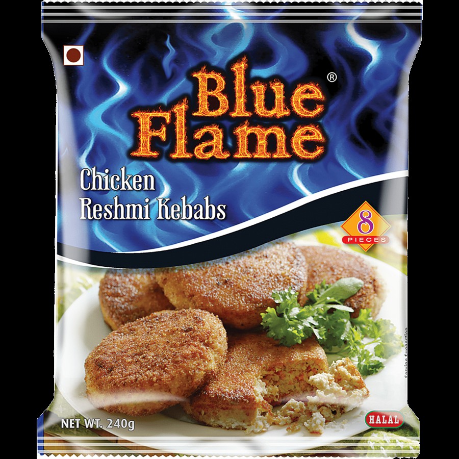 Blue Flame  Chicken Reshmi Kebab