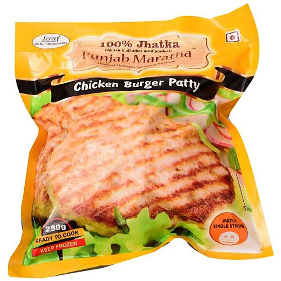 Punjab Maratha Frozen Chicken - Burger Patty