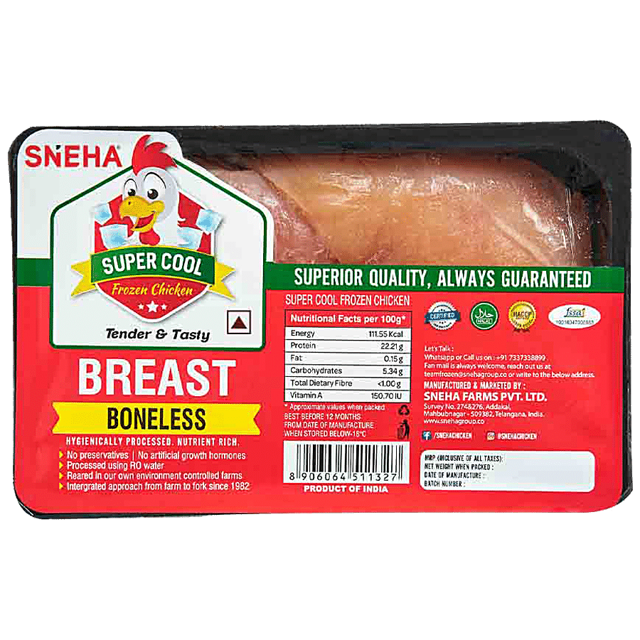 Super Cool Frozen Chicken Breast - Boneless