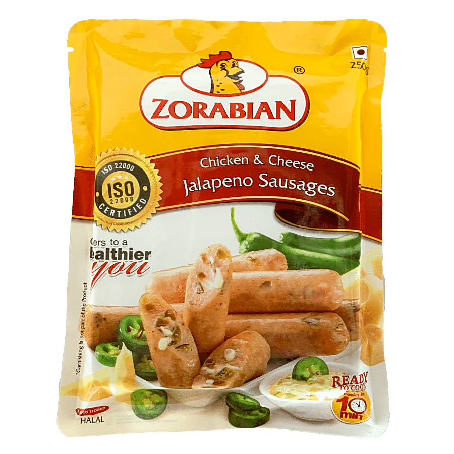 Zorabian Chicken & Cheese Jalapeno Sausages