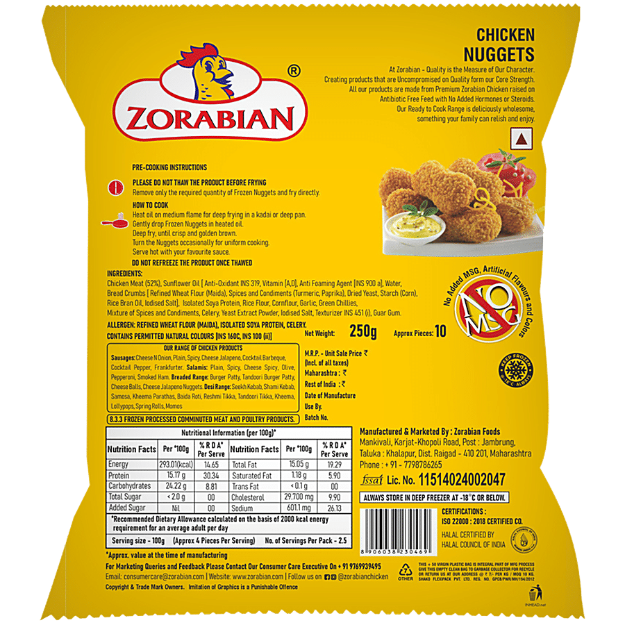 Zorabian Chicken - Nuggets