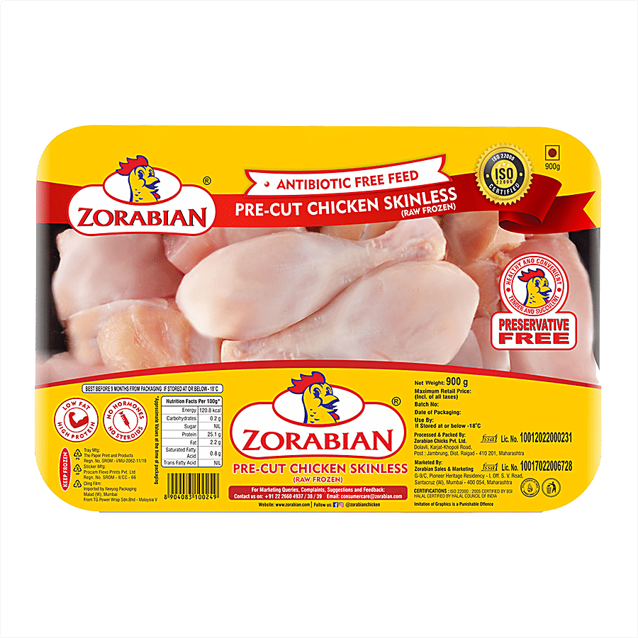 Zorabian Pre-Cut Chicken - Skinless