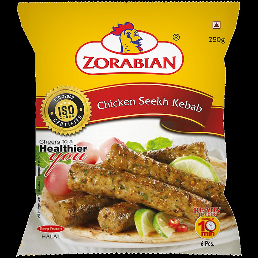 Zorabian Chicken - Seekh Kebab