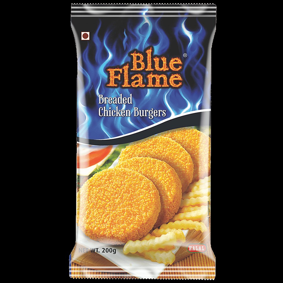 Blue Flame  Breaded Chicken Burgers