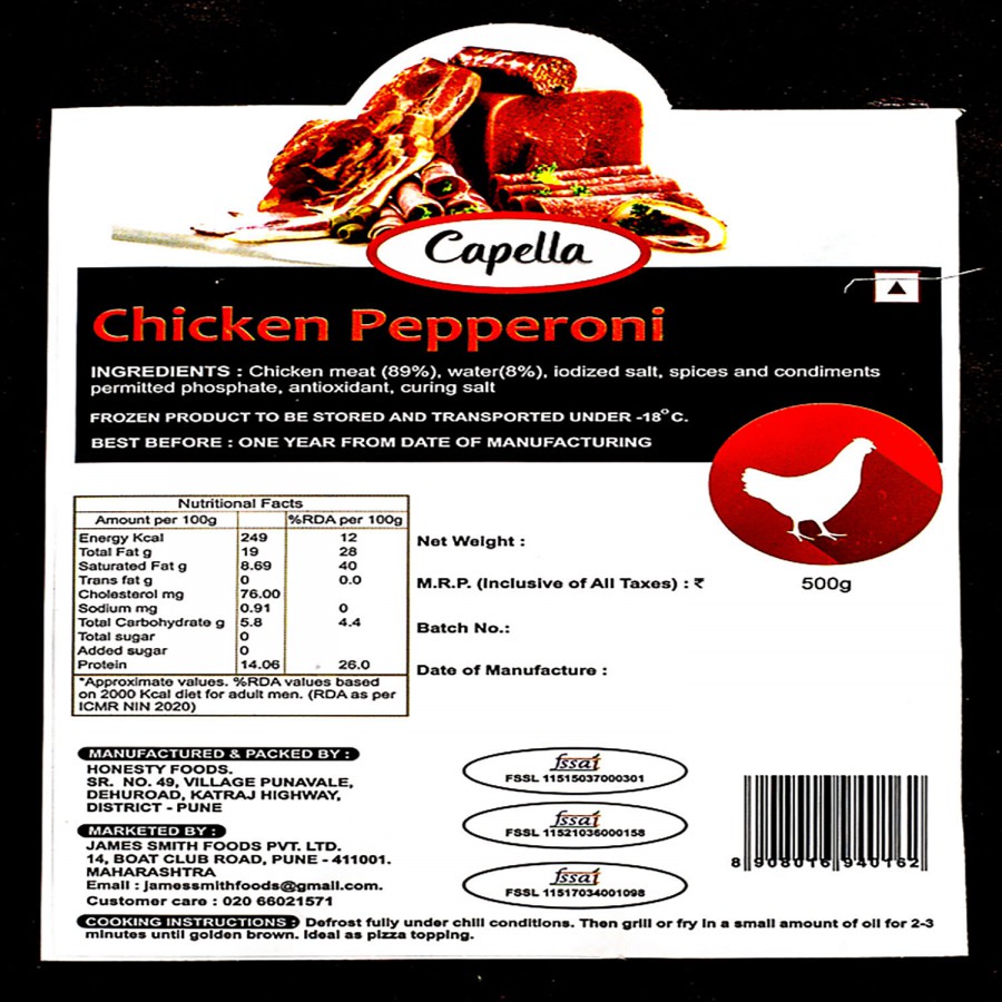 Capella Chicken Pepperoni