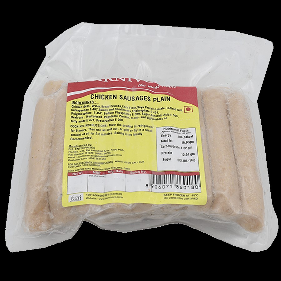 Carnivore  Chicken Sausages - Regular