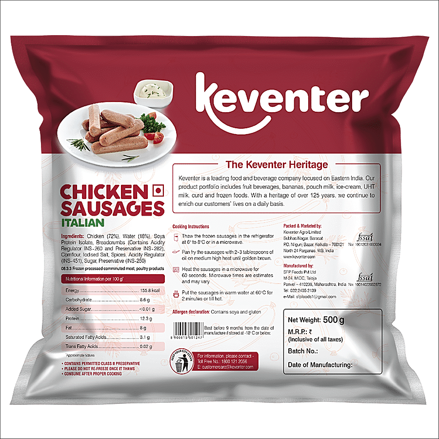 Keventer Italian Chicken Sausages