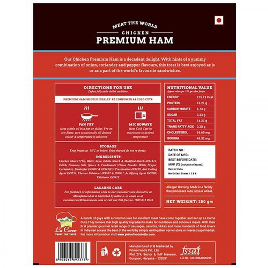 La Carne Chicken Premium Ham