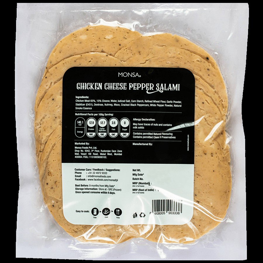 Monsa Chicken Cheese Pepper Salami