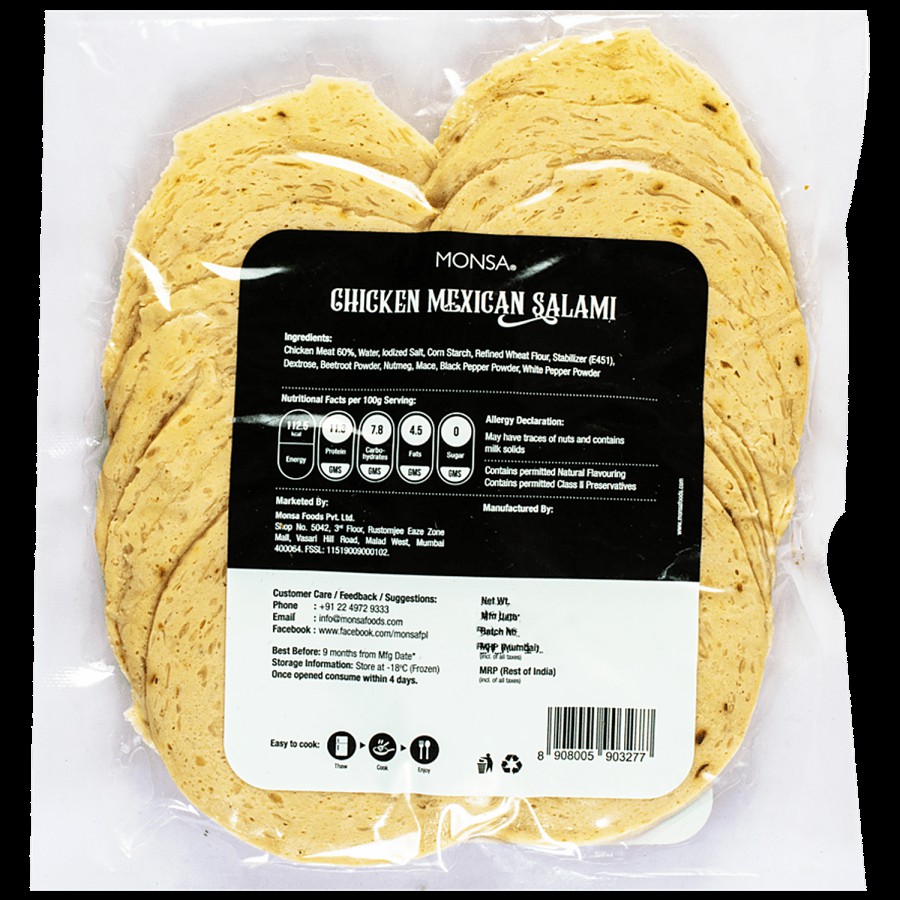 Monsa Chicken Mexican Salami