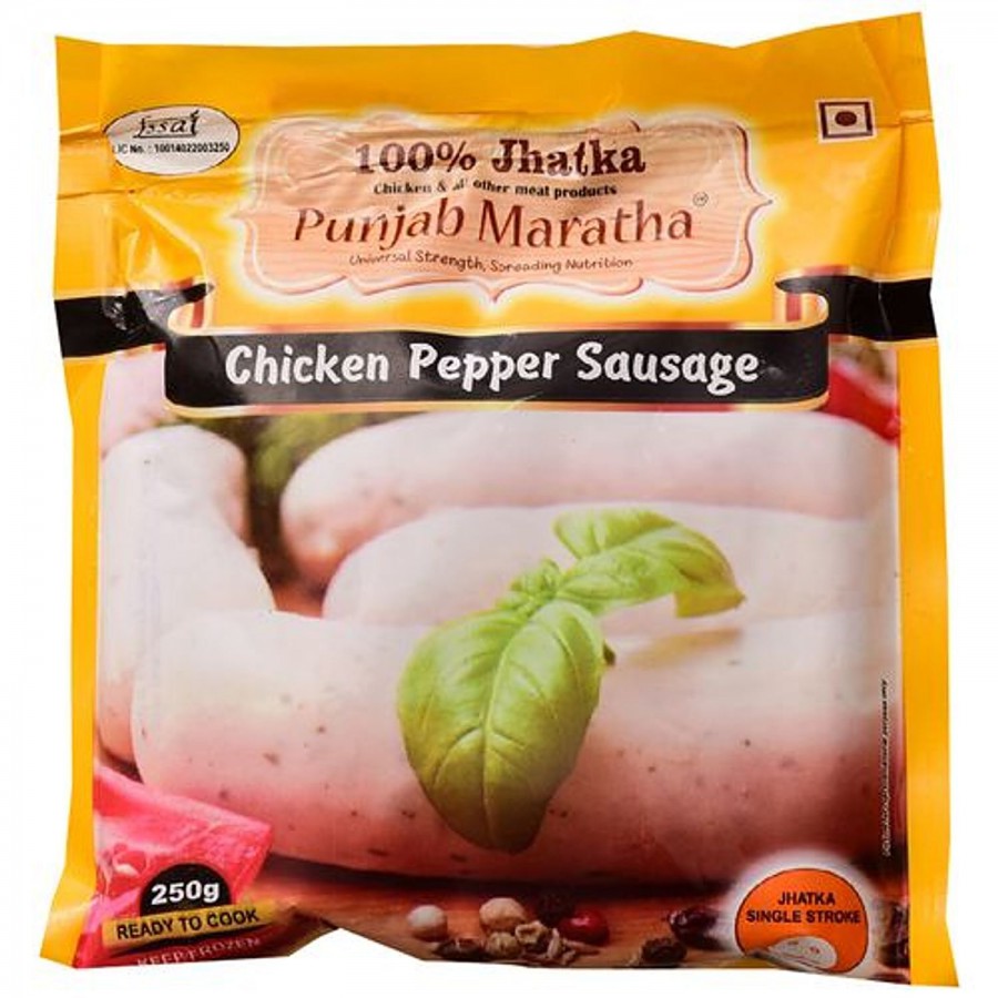 Punjab Maratha Frozen Chicken - Pepper Sausage