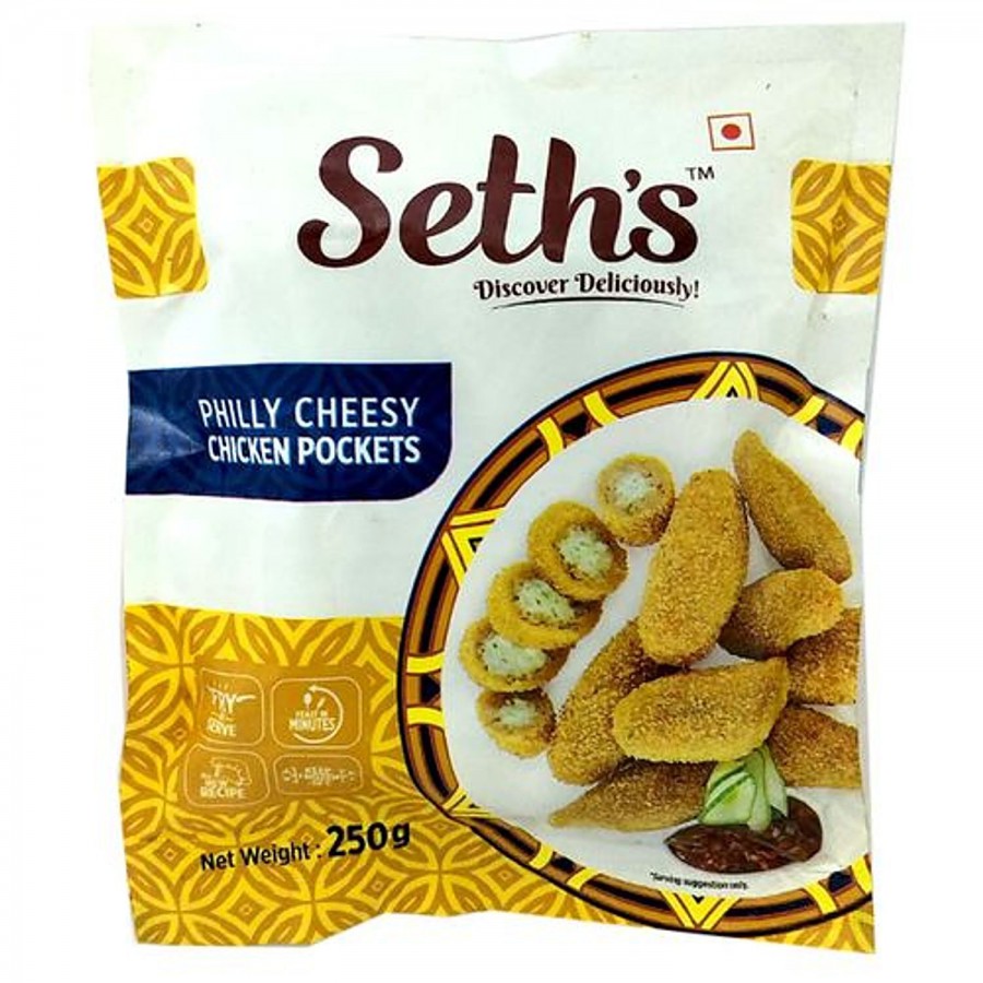 SethS Cheesy Chicken Pockets - Philly