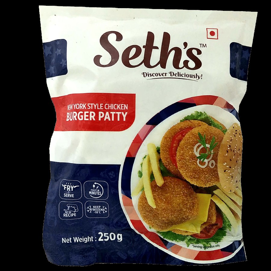 SethS Chicken Burger Patty - New York Style