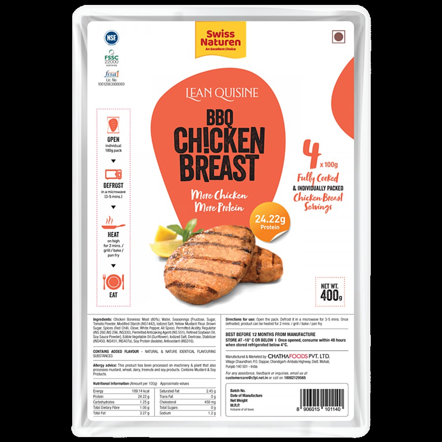 Swiss Naturen BBQ Chicken Breast