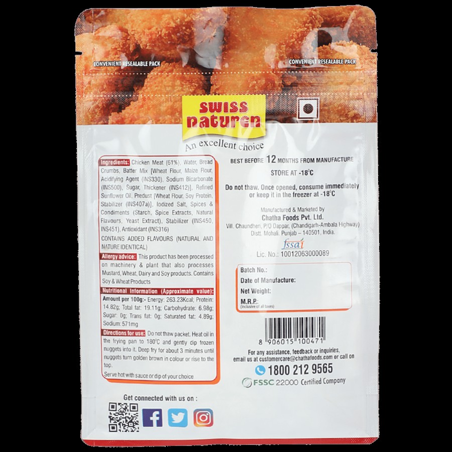 Swiss Naturen Chicken Nuggets - Extra Crispy