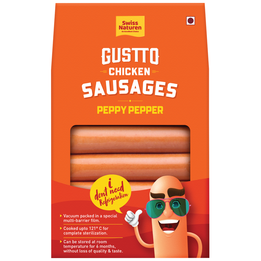 Swiss Naturen Chicken Sausage - Peppy Pepper