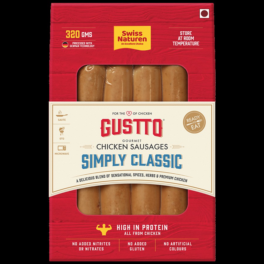 Swiss Naturen Gourmet Chicken Sausage - Simply Classic