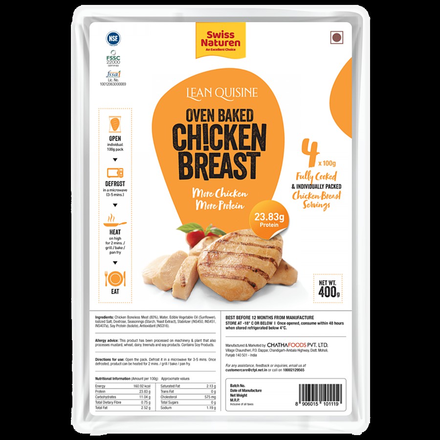 Swiss Naturen Oven Baked Chicken Breast OBP