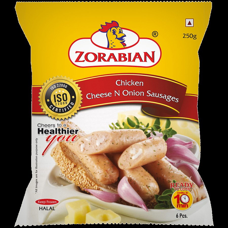 Zorabian Chicken - Cheese N Onion Sausages