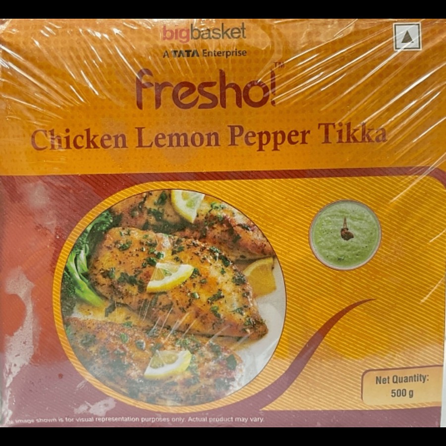 fresho! Lemon Pepper Chicken Tikka- Marinated