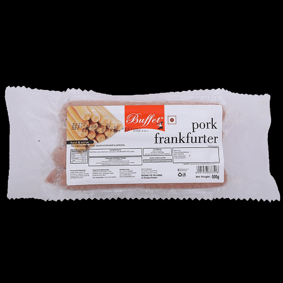 Buffet  Pork Frankfurter - Heat & Serve