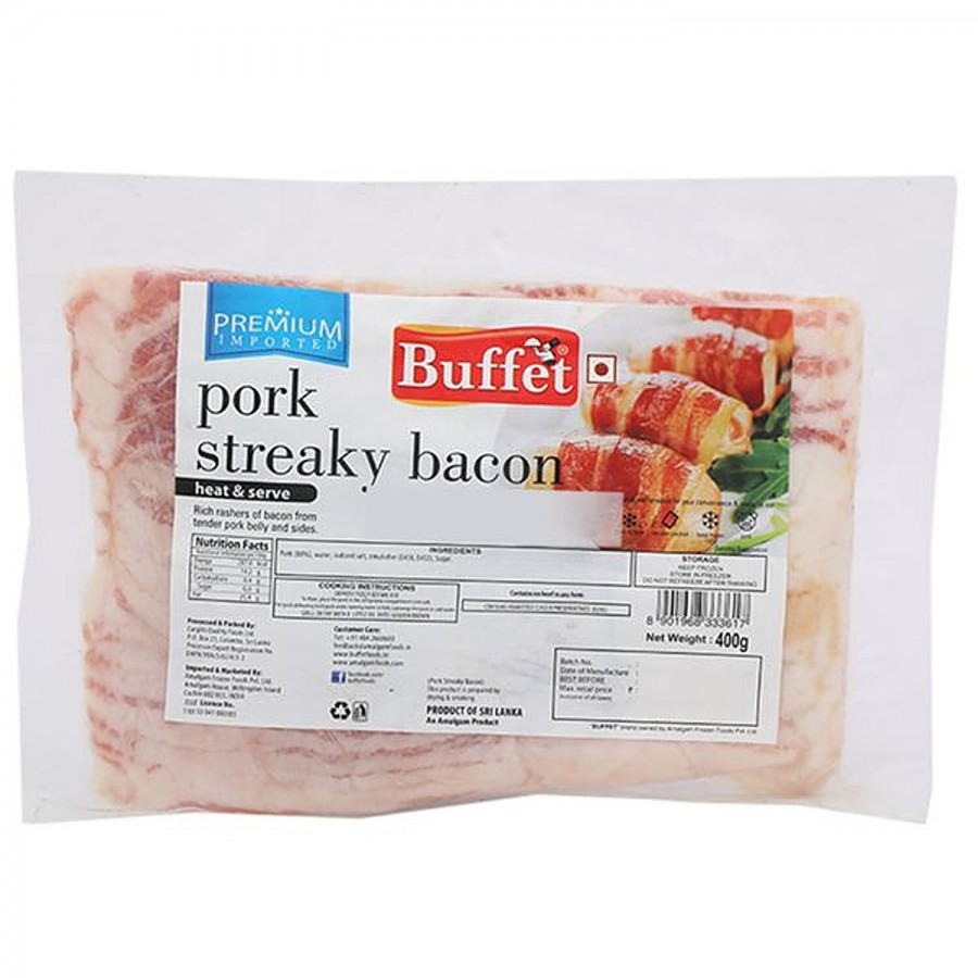 Buffet  Pork Streaky Bacon - Heat & Serve