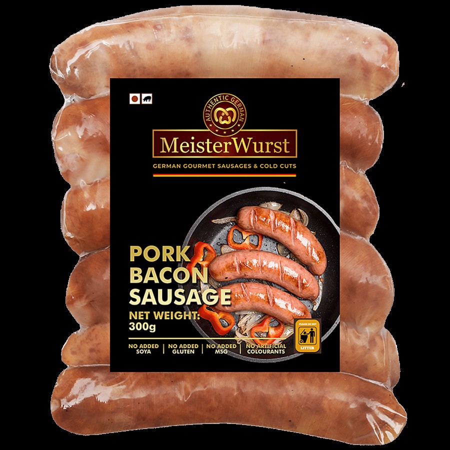 MeisterWurst Pork Bacon Sausages - Smoked