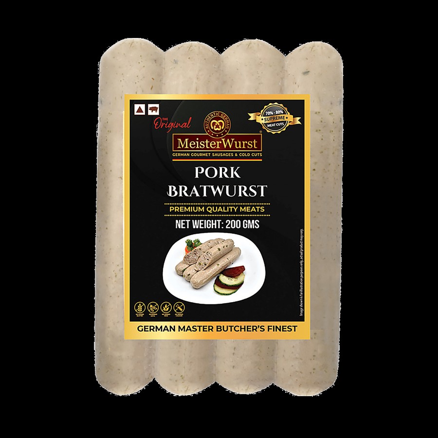 MeisterWurst Pork Bratwurst - No Fillers