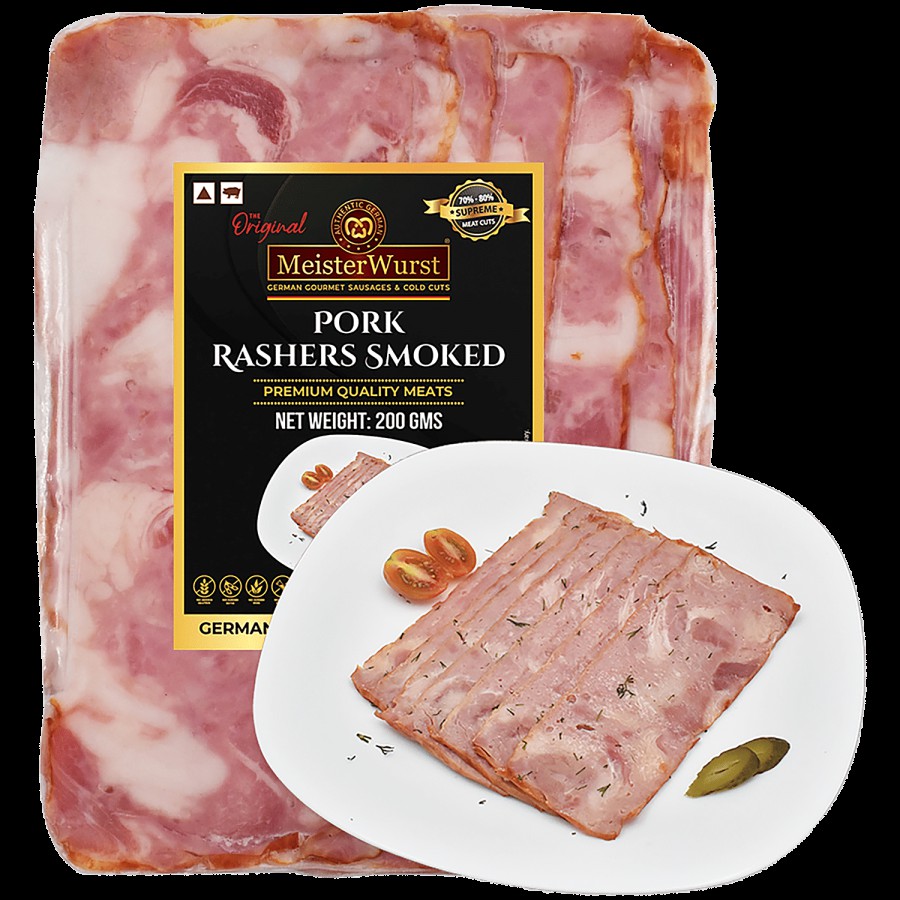 MeisterWurst Pork Rashers Smoked - Sliced