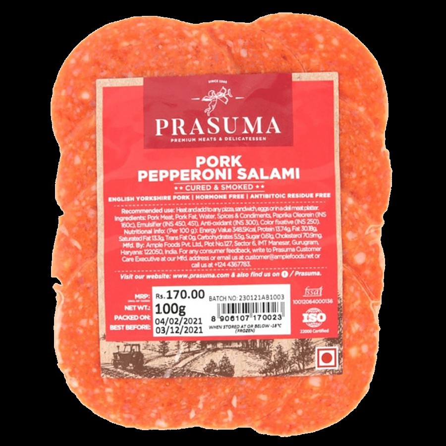 Prasuma Pork Pepperoni Salami