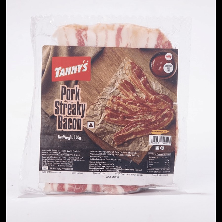 Tannys Streaky - Bacon