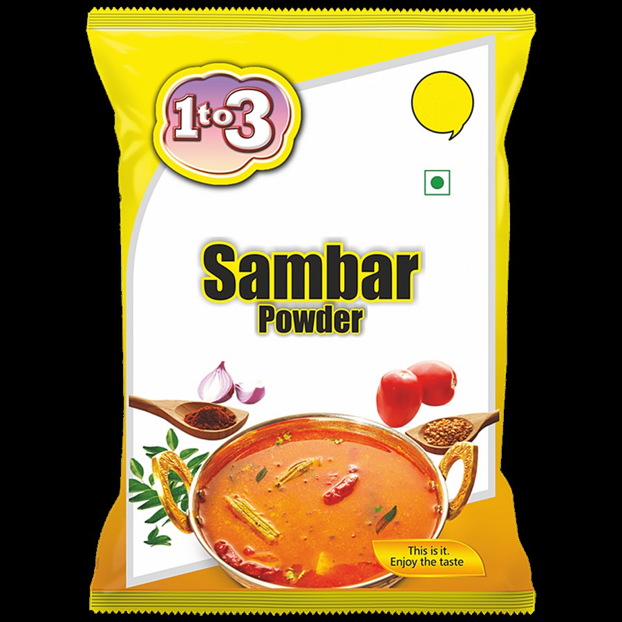 1TO3 Sambar Powder - Natural Authentic Spices