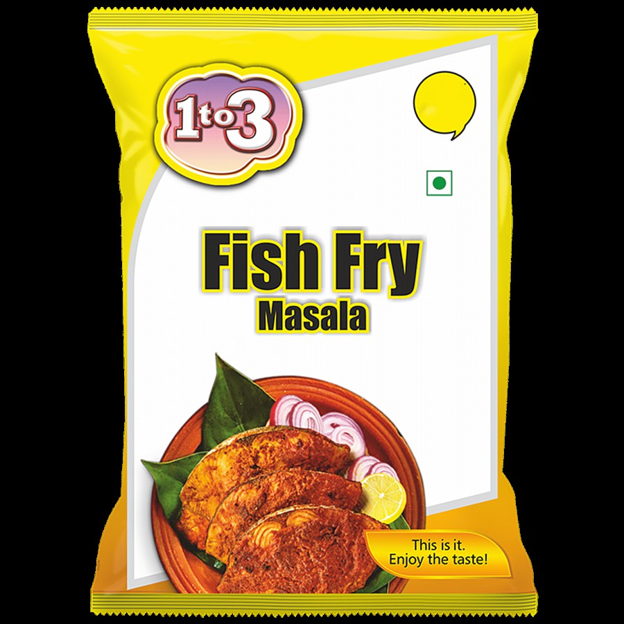 1TO3 Fish Fry Masala - Natural Authentic Spices