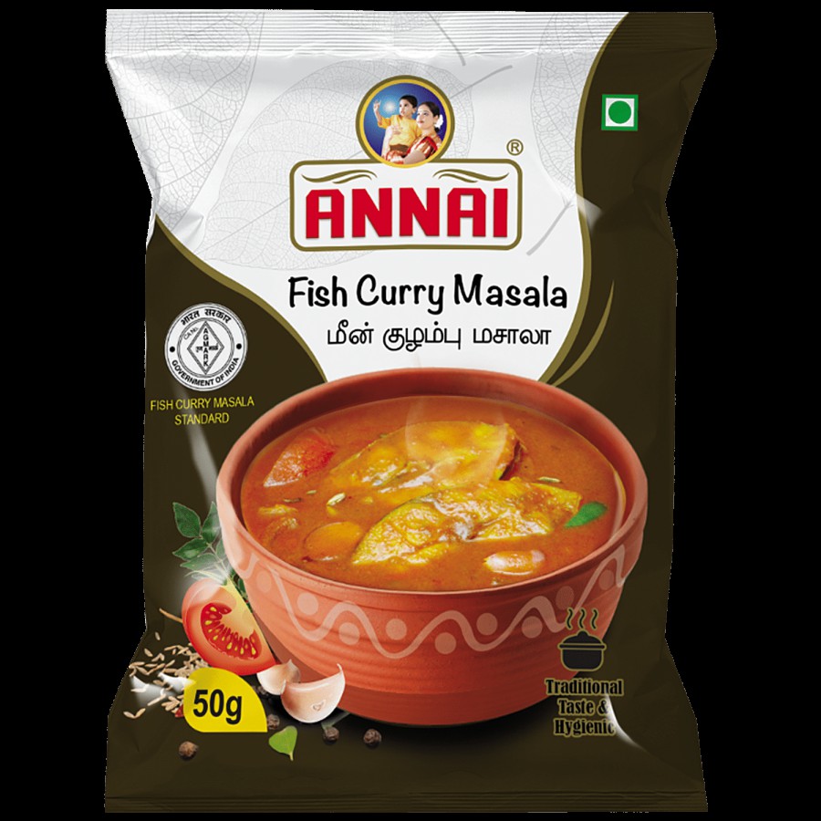 ANNAI Fish Curry Masala - Traditional Taste & Hygiene